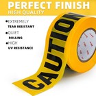 6 Pack  Barricade Caution Tape Yellow 3  1000ft Non Adhesive 2 Mil 6000 Feet New