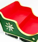 Dolls House Christmas Sleigh Festive Ornament Sledge 1 12 Scale Miniature Tumdee