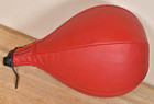 Vtg Everlast 4212 Gyro Balanced Genuine Leather Punching Speed Bag