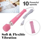 Handheld Massager Wand Vibrating Magic Therapy Motor 20 Speed 10 Vibration