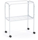 Prevue Pet Products Rolling Cage Stand For 26 x 14  Bird Flight Cage  White 