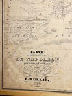 Historical Map 1836 France En 1813 Napoleon Europe Antiquarian Collection