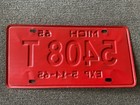 Rare 1965 Michigan Trailer Half Year License Plate All Original Tough Year