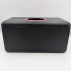 Vtg Pretty Neat Beauty Organizer Makeup Case Black White Pink Mirror 1990s Trays