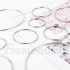   24 Pack Metal Rings Hoops Dream Catcher Macrame Steel Craft Floral Hoop For Cr