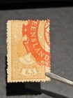 Qld Queensland Impressed Duty Stamp Qv   3 Three Pounds Crown Q Watermark