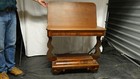 Antique Empire Cherry Flip Top Card game Table