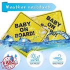 Cobee Baby On Board Car Sign Style-d 2 Pcs