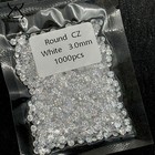 White Aaaaa Round Shape Cz Stone Bright Loose Cubic Zirconia Stone For Jewelry
