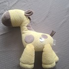 Carters Giraffe Plush Musical Wind Up Baby Toy 10    Yellow Brown Just One Year