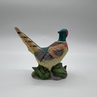 Vintage Lefton Ceramic Pheasant Figurine Hand Painted Bird Wildlife Decor 00755