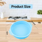 Round Cake Pans  Silicone Moulds 9inch Quick Release Baking Pans Blue 