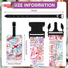 4 Pack Luggage Straps Set Adjustable Suitcase Belts With Quick Release Buckle Lu