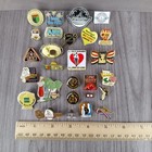 Collectible Hat And Lapel Pin Lot - Various Brands And Types