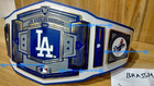 New Los Angeles Dodgers World Wrestling Legacy Title Belt 2mm Adult Size