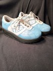 Vintage Mbt Blue   White Leather Toning Comfort Women s Shoes Size Us 7 1 2