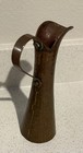 Vtg Antique Hand Hewn Hammered Copper   Brass 9  Pitcher Ewers