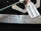 Handmade Native American Sterling Silver Signed Yei Pin