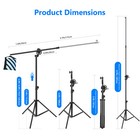 Neewer Metal 9 7ft 2-in-1 Photography Studio Photo Softbox Tripod Light Stand