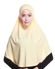 Muslim Hijab Amira Islamic Solid Soft Wrap Scarf Long Hijab Head Shawls Wrap