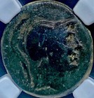 Ancient Eumenea Phrygia Coin 200 Bc-100 Bc Greek Extremely Rare Ngc Graded Fine