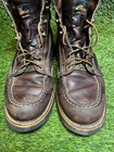 Thorogood Boots American Heritage 6  Black Walnut Moc Toe Made In Usa 9d