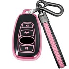 Key Fob Cover Compatible With Subaru Brz Legacy Outback Ascent Crosstrek Pink