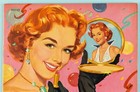 Vintage Original 1953 Merrill Piper Laurie Paper Dolls  2551 25 Uncut