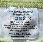 Woombie Convertible Baby Swaddle Zip Sleep Sack Blanket Size 3-6 Months
