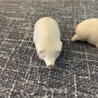 Lot Of 2 Miniature Pig Figurines  Hand Painted Porcelain  Hallmark  Japan 1980