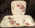 Corelle Kyoto Leaves  Square Dinner   Lunch Plates With Mugs 10 1 Pieces