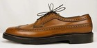 Nos Florsheim Imperial Kenmoor 93602 Brown Pebble Grain V-cleat Shoes Mens 7b