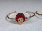 1979 Mcdonald   s Ronald Mcdonald Grimace Cuff Bracelet Set Vintage Nos