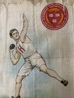 1910 S22 Murad Harvard College Tobacco Silk - Track Shot Put Ivy Prewar Obc