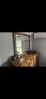 Lexington Furniture Solid Oak American Country West Dresser And Mirror