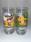 Vintage Camp Snoopy Collection Mcdonald   s Glasses Set Of 2