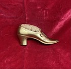 Vintage Metal Shoe Pin Cushion 5 5    Sewing Notion Stamped Usa Mid Century