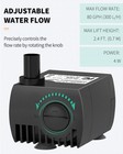 80 Gph Submersible Water Pump W 6ft Power Cord Fountain Aquarium Pond Fish Tank