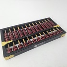 Vintage Collectible Chinese Abacus Lotus-flower Brand Wood Counting Tool 13 Rod