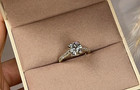 Igi 3 20ct Round Lab Grown Diamond Hidden Halo Wedding Ring 14k Yellow Gold