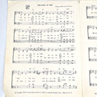 Because Of Hum Sheet Music 1960 Jd Sumner Quartet Gospel Shaped Notes Speers