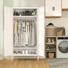 Cofar 71  Metal Wardrobe Cabinet With Hanging Rod pantry Cabinet metal Cabinet