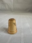 Vintage Israel Wooden Sewing Thimble Church Of All Nations Hand Painted Rare