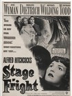 Vintage Movie Ad  stage Fright  1950 Jane Wyman Marlene Dietrich Hitchcock Noir
