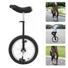 Outdoor Wheel Unicycle  Height Adjustable Unicycle  Black One Wheel Bike