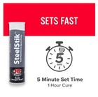 J-b Weld 8267 Steelstik Steel Reinforced Epoxy Putty Stick - 2 Oz 