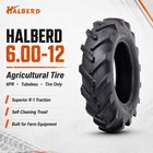 Set Of 2 6 00-12 Agricultural Tires 6 00x12 6x12 Farm Tractor Tires 6pr Tubeless