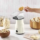 Dash Hot Air Fresh Popcorn Popper With Butter Melting Tray  Compact  Cream
