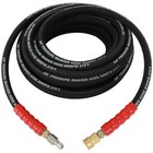 3 8  X 50ft Hot Water Pressure Washer Hose 6000psi 2-braid R2 Black New