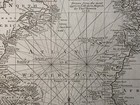 1788 A New   Accurate Chart Of The Western Or Atlantic Ocean Original Map